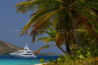 Jost Van Dyke Island - British Virgin Islands- April 2005. Sandy Cay -. Cruise