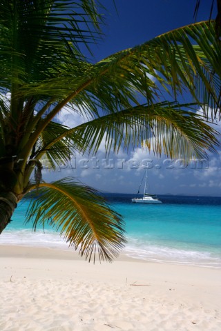 Jost Van Dyke Island  British Virgin Islands  CaribbeanSandy Cay Islet The Beach