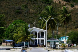 Jost Van Dyke Island - British Virgin Islands - CaribbeanThe village of Great Harbour on Jost Van Dyke