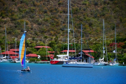 Tortola Island  British Virgin Islands  Caribbean Bitter End Marina Yacht Club
