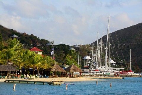 Tortola Island  British Virgin Islands  CaribbeanBitter End Marina and Yacht Club