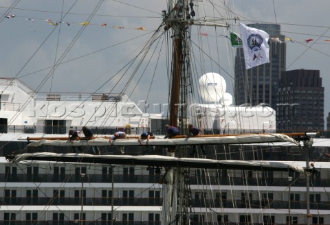 Dock side at the start of the Rolex Transatlantic Challenge 2005