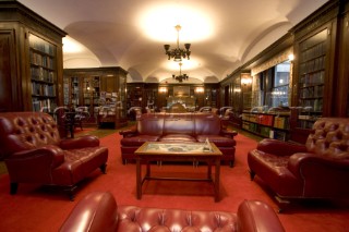 Interior of the New York Yacht Clubs famous Model Room.
