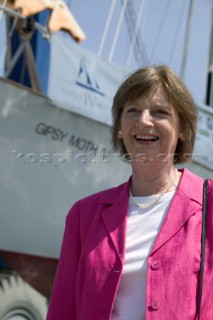 Ginnie Chichester daughter of Sir Francis Chichester attending the launch of Gipsy Moth Launch in June 2005