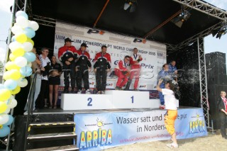 Prizegiving at the Powerboat P1 World Championships 2005 - Travemunde, Germany