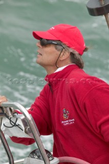 Original crew member onboard Arnold Clarke Drum at start of Fastnet Race 2005
