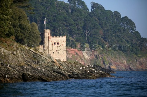Castle at the entrance of Dartmouth harbour