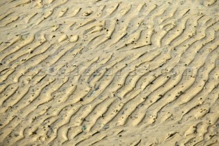 Texture on a sandy beach
