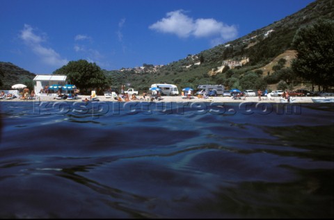 Poly beach near Stavros Ithaca Greek Islands