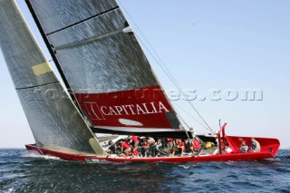 Act 6 Americas Cup Challenger series. Mascalzobne Latino-Capitalia Team .