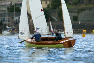 Classic yawl sailing in Dartmouth