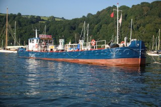 Fuel barge in Dartmouth harbour