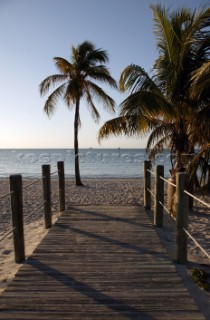 Key West beach scene