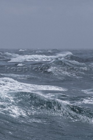 Large waves and rough sea