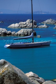 The Wally maxi yacht Carrera