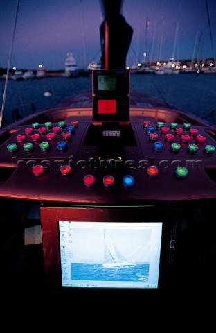 Controls and instruments and technology onboard the Wally maxi yacht Tikatitoo
