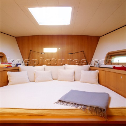 The Wally maxi yacht Carrera  interior stateroom