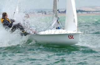HAYLING ISLAND, ENGLAND - AUGUST 8: The 505 World Championship 2006 sailing event at Hayling Island, England. (Photo by Steve Arkley/Kos Picture Source via Getty Images)