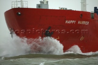 General Cargo Ship Happy Harrier in the Solent