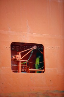 Ship crew member on the Car Transport Ship Toncred T¿nsberg