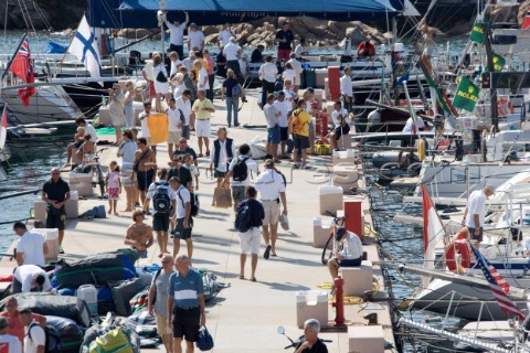 Porto Cervo 11 09 2006 Rolex Swan Cup 2006 Dock Side  The Rolex Swan Cup is the principal event in t