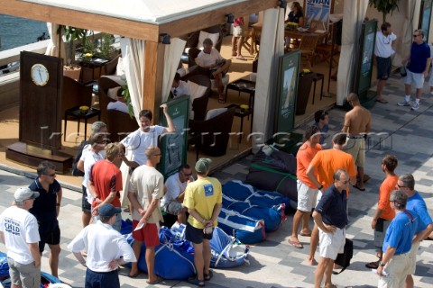 Porto Cervo 11 09 2006 Rolex Swan Cup 2006 Dock Side  The Rolex Swan Cup is the principal event in t