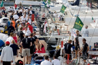 Porto Cervo, 12 09 2006. Rolex Swan Cup. Dock Side. . The Rolex Swan Cup is the principal event in the swan yacht racing circuit. For Editorial Use only.
