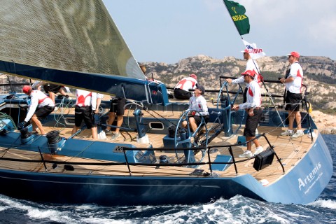 Porto Cervo Sardinia 12 09 2006 ARTEMIS The Rolex Swan Cup is the principal event in the swan yacht 