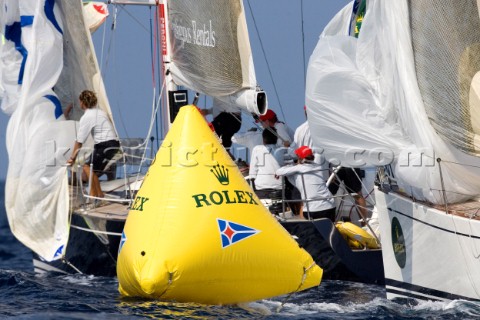 Porto Cervo Sardinia 12 09 2006 RACE The Rolex Swan Cup is the principal event in the swan yacht rac