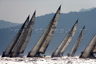 Porto Cervo, 13 09 2006. Rolex Swan Cup 2006. Race. . The Rolex Swan Cup is the principal event in the swan yacht racing circuit. For Editorial Use only.