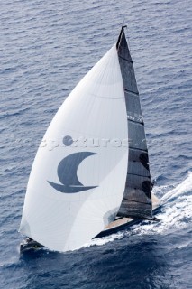 Porto Cervo,16 09 2006. Rolex Swan Cup 2006. Silandra V. The Rolex Swan Cup is the principal event in the swan yacht racing circuit. For Editorial Use only.