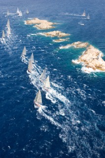 Porto Cervo,17 09 2006. Rolex Swan Cup 2006. Race. The Rolex Swan Cup is the principal event in the swan yacht racing circuit. For Editorial Use only.