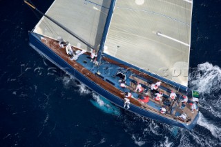 Porto Cervo,17 09 2006. Rolex Swan Cup 2006. Artemis. The Rolex Swan Cup is the principal event in the swan yacht racing circuit. For Editorial Use only.