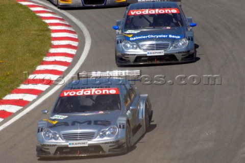 Mika Hkkinen racing at the DTM at Brands Hatch on July 2nd 2006