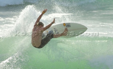 Dramatic action from the Hossegor Seignosse France Rip Curl Pro 2005