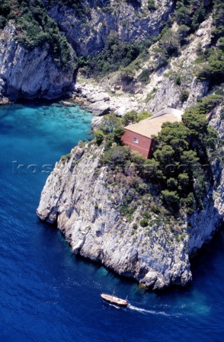 Capri  Italy  Perspective of the Coast