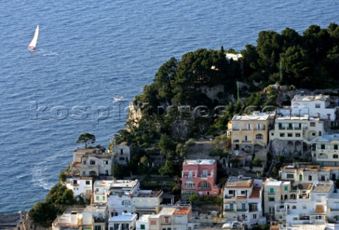 Capri  Italy  Perspective of the City