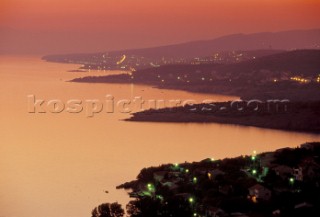 Croatia. Dalmatian Coast at sunset
