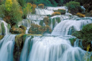 Skradin - Croatia. Skradiski Buk Waterfalls