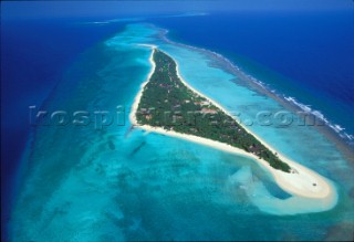 Maldives -. Palm Beach Island Resort. Aereal View