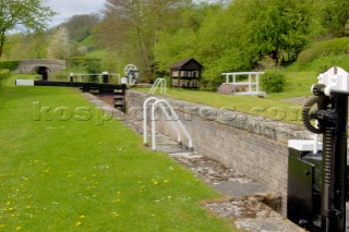 Belan bottom lock,Montgomery canal,near Welshpool,Powys.May 2006.