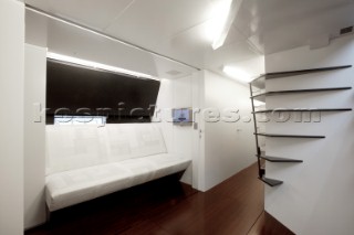 Guest cabins onboard the new Wally 143 yacht Esense