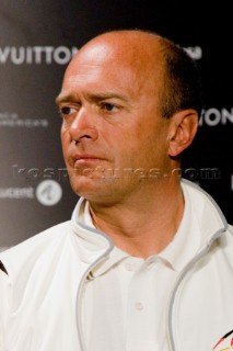 Valencia, 14 04 2007. Louis Vuitton RR1. Skippers Press Conference. Jesper Banks, Skipper of United Internet Team Germany.