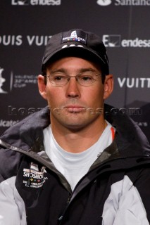Valencia, 14 04 2007. Louis Vuitton RR1. Skippers Press Conference. Mark Sadler, Skipper of Team Shosholoza. .