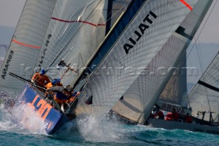 Valencia, 03 04 2007. Valencia Louis Vuitton ACT 13. Fleet Race. +39 Challenge