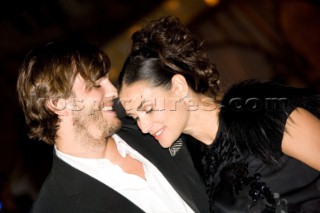 Valencia, 15 04 2007. Louis Vuitton Cup Prada Party at the Mercato Central in Valencia. Demi Moore and  Ashton Kutcher