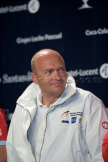 02/04/2007-Valencia (Spain)- 32nd Americas Cup - BMW ORACLE Racing - ACT 13 skippers opening press conference - Bank Jesper