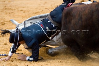 Bull fight in Valencia, Spain