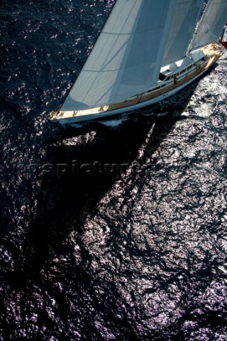 Timoneer sailing on Fortis Day on June 17th 2007 Fiftytwo of the worlds largest and most expensive s