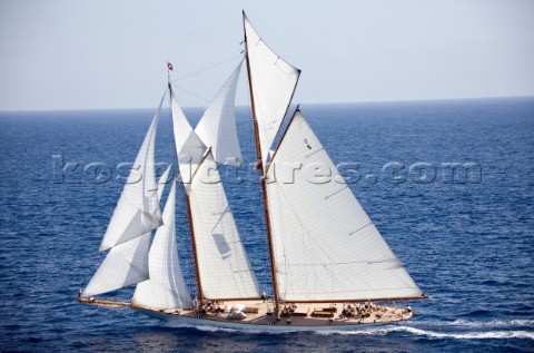 Eleonora sailing on Fortis Day on June 17th 2007 Fiftytwo of the worlds largest and most expensive s